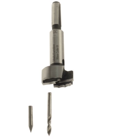 Mèche à façonner à pointe interchangeable Acier Wavecutter Ø30 LU.60 LT.90 Conique + Méplat Z2+2 Rot.Droite 