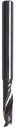 Mèche à défoncer HWM Finition PLEXI Ø4 LC.20 LU.20 LT.55 Q4 Z1 Hél. Positive Rot.Droite