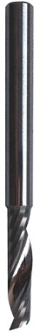 Mèche à défoncer HWM Finition PLEXI Ø2 LC.9 LU.9 LT.45 Q3 Z1 Hél. Positive Rot.Droite