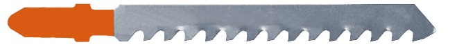 Carte de 1 lame de scie sauteuse   HW  Dent. Monobloc  LU 75  Pas  4.3   Universelle (en T) 