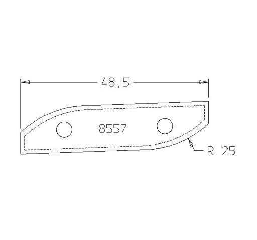 PLAQ BARDAGE PLATE BANDE 