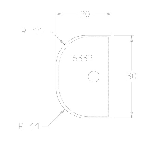 PLAQ.DOUBLE CONGE R11 