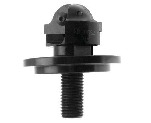 P.O. à profiler   à plaquettes HW   Main courante  Ø 41  LU. 12.5  d M16x2  Z 2 Biaise négative  Rot. Droite  Tr. Dessous   (Bout d'arbre)