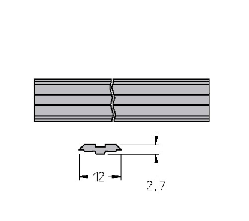 Fer CENTROFIX CENTROSTAR HSS 18%W Long.430 