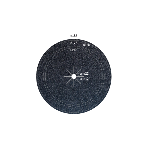 DISQUES ETOILES 150X12 GR40