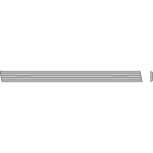 PLAQUETTE CARB. 80.5X5.9X1.2