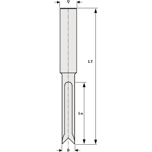 MECHE OSCILLANTE Z2 Q13 HSS D6