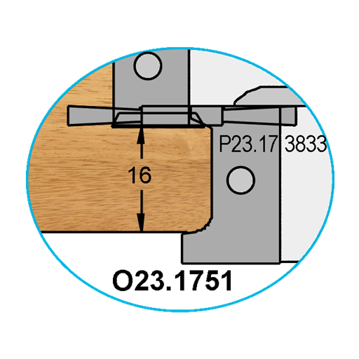 PO RECOUVREMENT DROIT JOUE DE 16MM