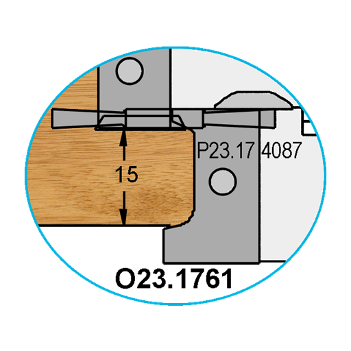 PO RECOUVREMENT DROIT JOUE DE 15MM