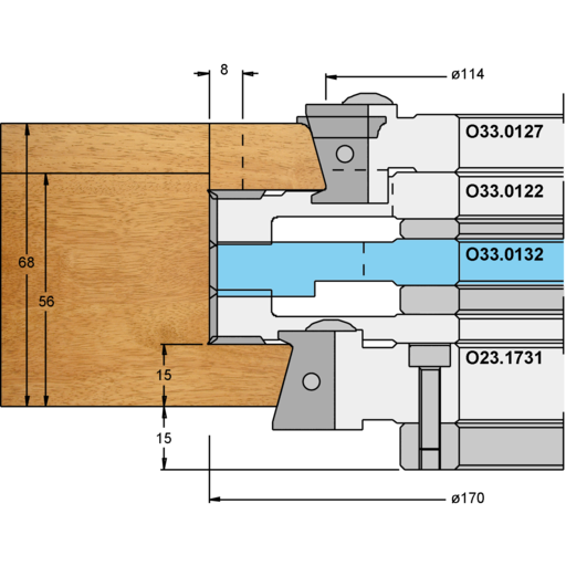 PO PARCLOSE CINTREE 150 A50 Z2+2