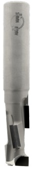 Mèche à défoncer Diamant ( H=2.5) Finition Ø20 LC.26 LU.26 LT.85 Q20 Z1+1 Hél. Positive/Négative (LP=7) Rot.Droite - Corps Acier