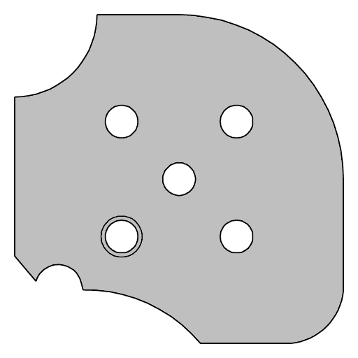 JEU DE 2 LAMES 1/4 DE ROND, CONGE et