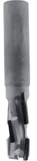 Mèche à défoncer Diamant ( H=2.5) Finition Ø16 LC.25 LU.25 LT.85 Q16 Z2+2 Hél. Positive/Négative (LP=7) Rot.Droite - Corps Acier