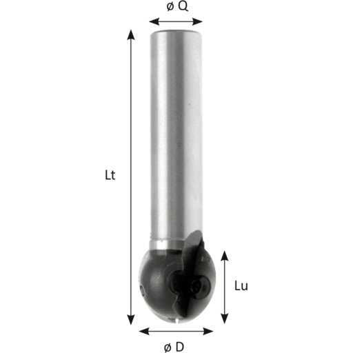 M.BOULE PLAQ D19 R9,5 Q12 Z2 L17/67