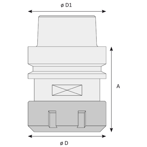 CONE HSK 63E CAPACITE 2/20 (ER32)