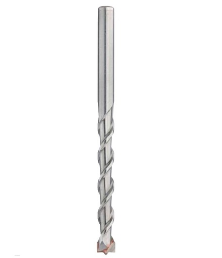 Foret multi-matériaux   HW brasé   Pointe centreuse  Ø 8  LU. 60  LT. 120  Q 8   Cylindrique  Z 2  Rot. Droite 