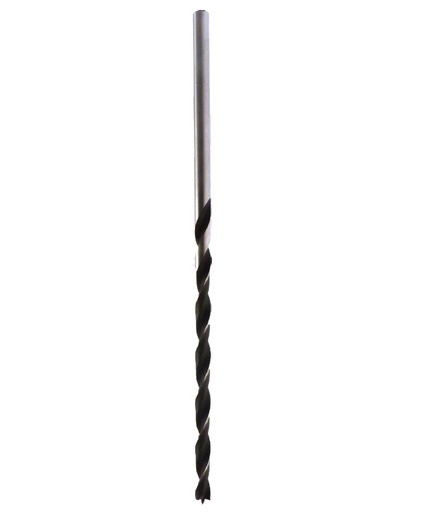 Mèche à percer HSS 3 pointes Ø9 LU.160 LT.240 Q9 Cylindrique Z2 Rot.Droite Série longue