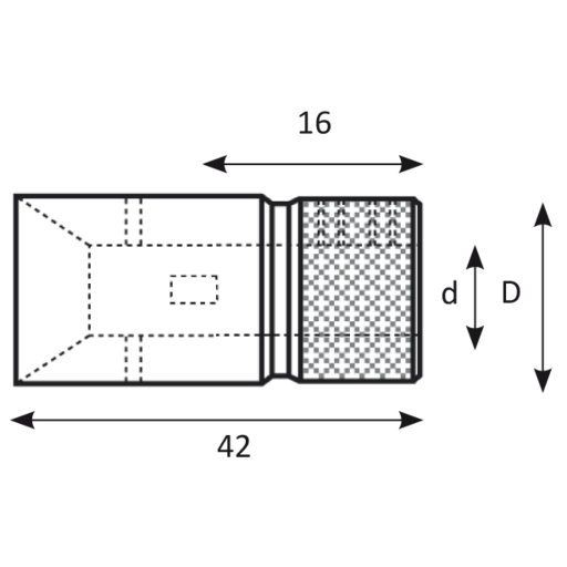 ADAPTATEUR VITAP MECHE TOURILLON DTE