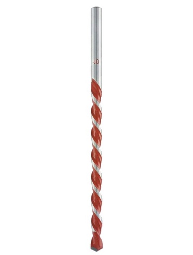 Foret multi-matériaux HW brasé Pointe 130° Ø12 LU.90 LT.150 Q10 Cylindrique Z2 Rot.Droite 