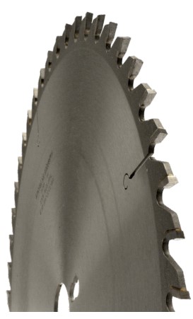 Lame circulaire HW Ø350 Ep.3.5 x 2.5 Z28 Dent.B.Alternée (WZ) Positif d50 7 TE type Biesse